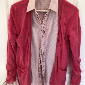 Dark Pink Cardigan